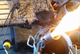 Hot shop Bench and torch