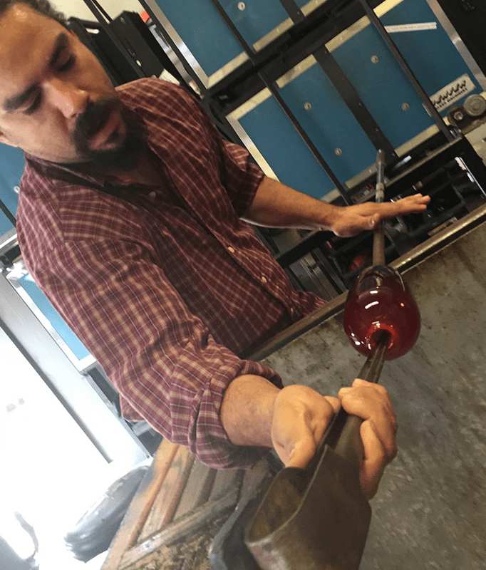 classes for glass blowers
