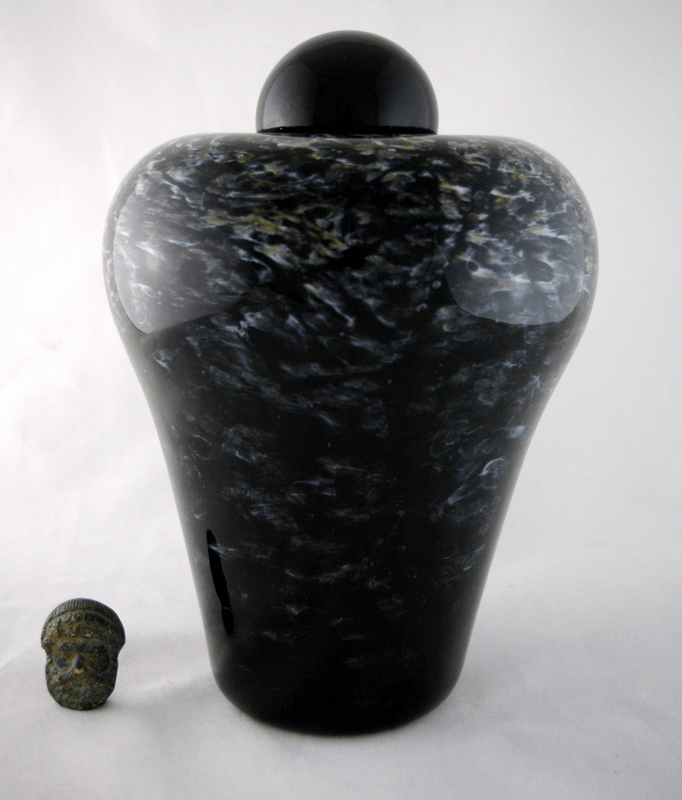 glass urn